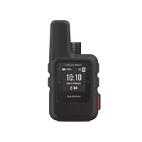 GPS portátil inReach® Mini 2 / Pantalla Monocroma Transflectiva 23 x 23 mm / Resolución 176 x 176 píxeles / Batería Recargable de Iones de Litio / Autonomía Hasta 14 Días / Resistencia al Agua IPX7 / Conectivi