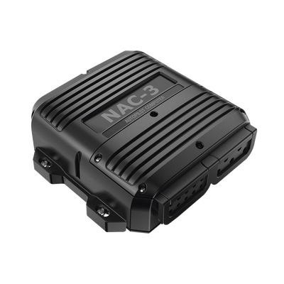 Computadora de Piloto Automático NAC-3 para Embarcaciones Mayores a 10 Metros / Salida de Alta Corriente / Tecnología Virtual Rudder Feedback / Compatible con NMEA 2000 y NMEA 0183 / Continuum Steering