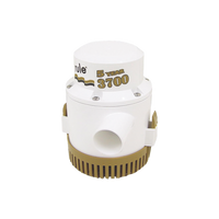 Bomba sumergible de achique serie gold de 3700 galones por hora a 12 Volts de corriente directa.
