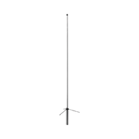Antena base UHF, fibra de vidrio ajustable, rango de frecuencia 406 - 512 MHz