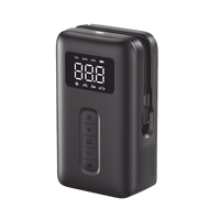 Inflador de Neumáticos | Compresor de Aire Portátil |  Bomba de Aire de 150 PSI | Flujo de Aire de 15L/Min | Con Batería Integrada | Cuenta con Luz LED | Ideal para coches, bicicletas, pelotas de motocicleta.