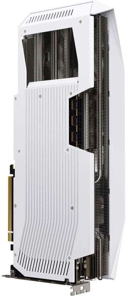 Tarjeta de Video XFX Mercury AMD Radeon RX 9070 XT OC 16GB GDDR6 con RGB - Blanca