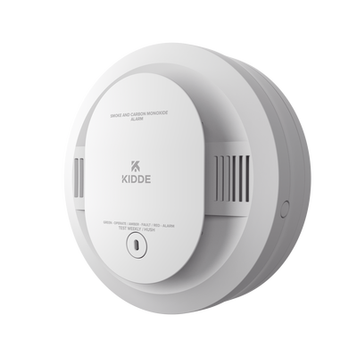 Detector combinado de humo y monóxido de carbono, fotoeléctrico y electroquímico, alimentado por baterías AA, paquete de 6