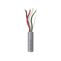 Bobina de 152 Metros (500 Pies) / Cable 4 x 16 AWG / Color Gris / Aplicaciones de Control / Riser