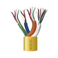 Carrete de Cable de 305 Metros (1000 Pies) / Color Amarillo / Compuesto por  6 x 22 AWG blindado, 4 x 18 AWG, 4 x 22 AWG, y 2 x 22 AWG / Para Aplicaciones en Control de Acceso