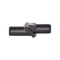 Válvula anti retorno de linea para mangueras de 1 1/2 pulgadas.