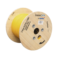 Fibra Óptica Multimodo OM4, 2 mm, Simplex, Tight Buffer, 900 micras, Color Amarillo, Precio Por Metro, (Hasta 2000 Metros en un Solo Tramo de Cable)