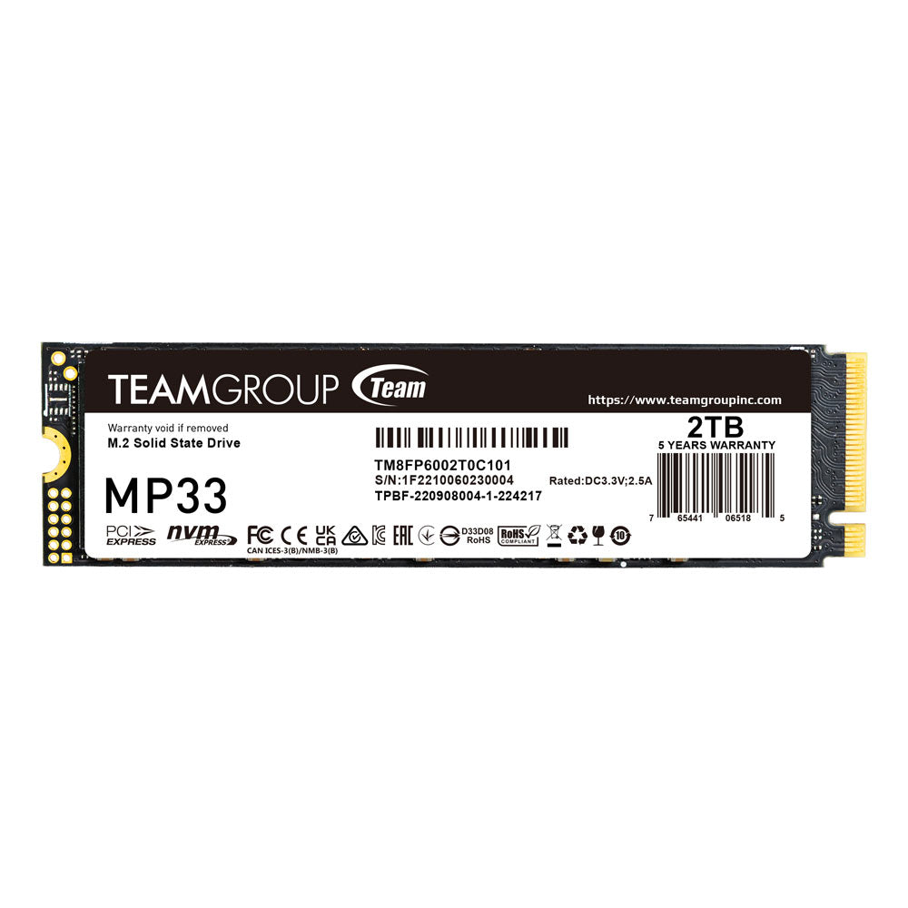SSD TEAMGROUP MP33 2TB NVMe M.2 2280