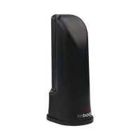 Antena de escritorio tipo cilindro color negra. Cubre las bandas de frecuencia celular. Especial para amplificadores y dispositivos celulares 4G y 3G. Con 1.52 m de cable RG-174 y con conector SMA macho.