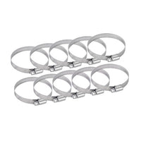 Kit de 10 abrazaderas de 5.0 a 7.5 cm.