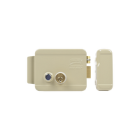 Cerradura Eléctrica / Incluye Llave / Derecha/ Con Botón integrado /Exterior