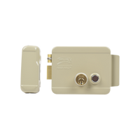 Cerradura Eléctrica / Incluye Llave /Con Botón integrado / Izquierda / Exterior