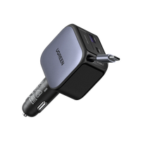 UGREEN 3 en 1 Cargador para Auto 60W