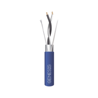 Bobina de 305 Metros (1000 Pies) / Cable 2 x 22 AWG / Color Azul / Blindado / Plenum / Trenzado para Aplicaciones de Transmisión de Datos a Alta Velocidad para Automatización, EIA-485, BACnet y Otros Sistemas de Comunicación