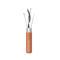 Carrete de 305 Metros (1000 Pies) / Cable 2 x 18 AWG / Color Naranja / Blindado / Plenum / Trenzado para Aplicaciones de Transmisión de Datos a Alta Velocidad para Automatización, EIA-485, BACnet y otros Sistemas de Comunicación