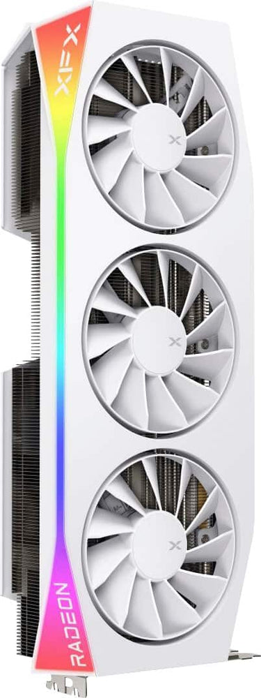 Tarjeta de Video XFX Mercury AMD Radeon RX 9070 XT OC 16GB GDDR6 con RGB - Blanca