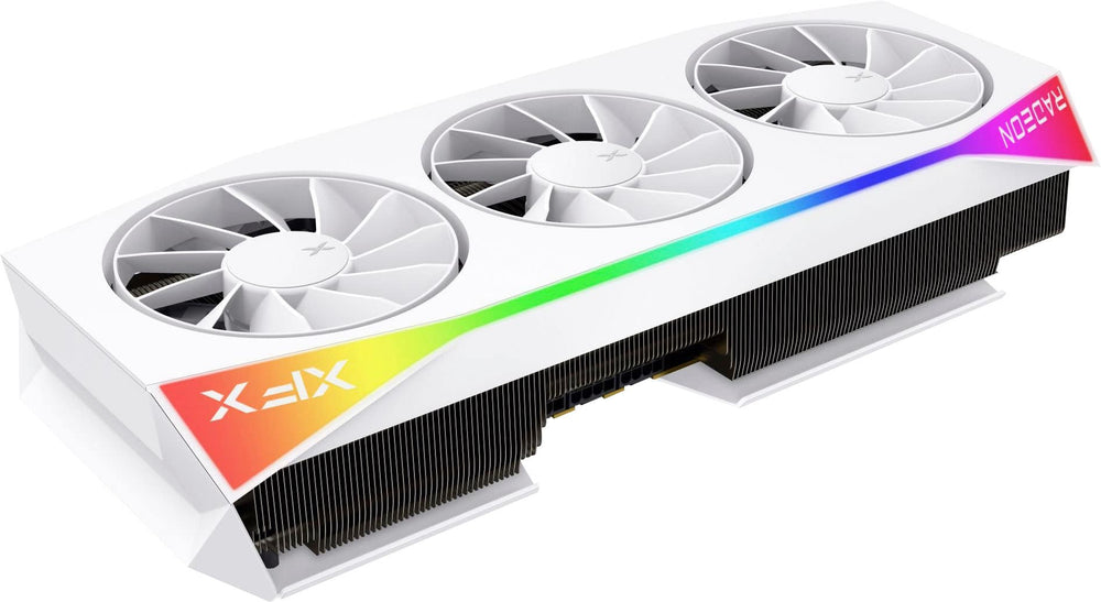 Tarjeta de Video XFX Mercury AMD Radeon RX 9070 XT OC 16GB GDDR6 con RGB - Blanca
