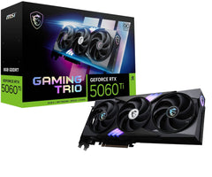 Tarjeta de Video MSI NVIDIA GeForce RTX 5060 Ti 8G GAMING TRIO OC 8GB GDDR7 - Negra