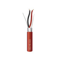 Bobina de Alambre 152 Metros (500 Pies) / 2 x 16 AWG Blindado / PLENUM / Para Alarmas de Incendio