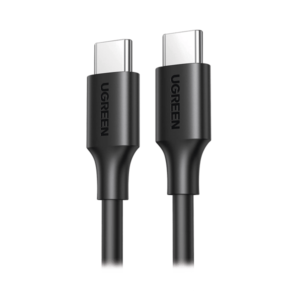Cable USB-C a USB-C | 1 Metro | Carga Rápida de hasta 60W | Transferencia de datos de 480 Mbps | Color Negro