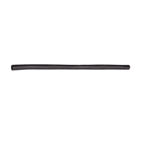 Tubo Termoencogible (Termofit) Negro de 1.2 m, 1" de Diámetro, Reduce de 2:1, Poliolefina.