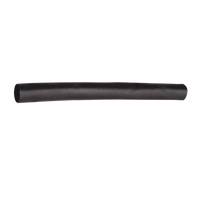 Tubo Termoencogible (Termofit) Negro de 1.2 m, 3/8" de Diámetro, Reduce de 2:1, Poliolefina.