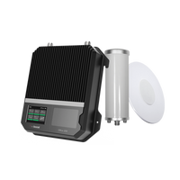 Kit Amplificador Office 200 para 2G, 3G y 4G / Mejora llamadas convencionales y VoLTE / Amplifica señal de TELCEL, AT&T y MOVISTAR / Cubre hasta 400 m² con una antena y hasta 1600 m² con 4 antenas.
