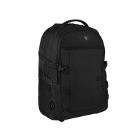 Mochila VX Sport EVO con Ruedas, Mango Telescópico y Correas al Hombro. Fabricada en Poliéster Negro repelente al Agua. Backpack on Wheels.