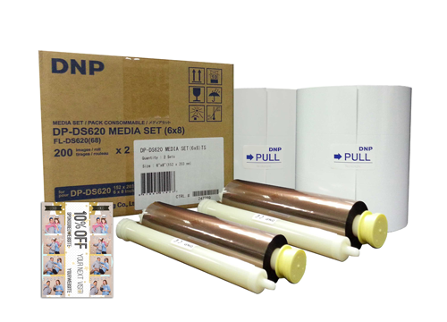 DNP DS6206x8TS Kit de Impresión 6x8