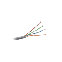 Bobina de Cable de 305 Metros (1000 Pies) UTP Cat5e / Color Gris / UL, CM, Probado a 350 Mhz / Para Aplicaciones de CCTV, Redes de Datos, IP Megapixel, Control RS485