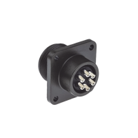 Conector Hembra Circular  de 6 Terminales para uso Rudo, Amphenol