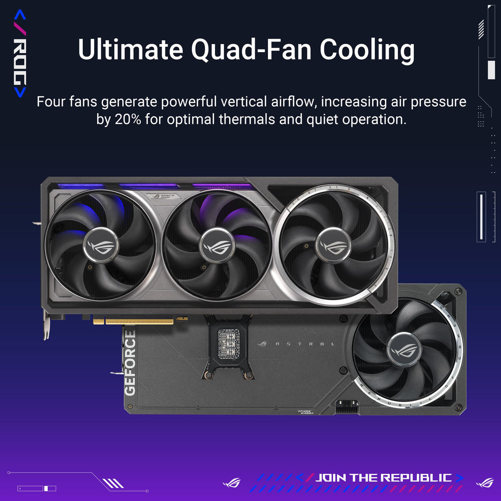 Tarjeta de Video ASUS ROG Astral NVIDIA GeForce RTX 5080 16GB GDDR7 - Negra