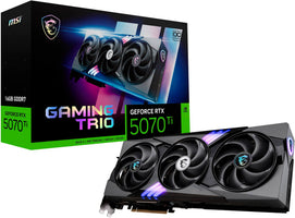 Tarjeta de Video MSI NVIDIA GeForce RTX 5070 Ti 16G GAMING TRIO OC 16GB GDDR7 - Negra