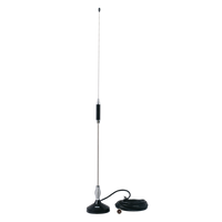Antena Móvil para Rango de Frecuencia de Banda Civil (CB) 26.960 - 27.400 MHz.