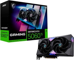 Tarjeta de Video MSI NVIDIA GeForce RTX 5060 Ti 16G GAMING OC 16GB GDDR7 - Negra