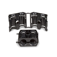 Sujetador Doble para Cable con Diámetro de 9 a 12 mm (0.35 a 0.47 Pulgadas). Paquete de 10 Piezas
