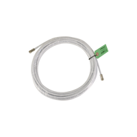 Jumper Coaxial con Cable Tipo RG-6 en Color Blanco de 9.14 Metros (30 Pies) de Longitud y Conectores F Macho en Ambos Extremos. 75 Ohm de Impedancia.