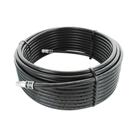 Jumper Coaxial con Cable Wilson-RG11 | Conector F Macho en los Extremos | 22.86 Metros (75 Pies) de Longitud