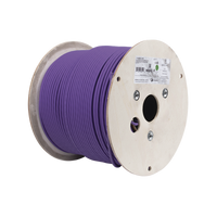 Bobina de Cable U/UTP de 4 Pares, Z-MAX, Cat6A, Soporte de Aplicaciones 10GBase-T, LS0H, Color Violeta, 305 Metros (1000 Pies)