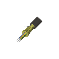 Cable de Fibra Óptica de 6 Hilos, Interior/Exterior, Tight Buffer, No Conductiva (Dieléctrica), Plenum, Monomodo OS2, 1 Metro (3.28 Pies)