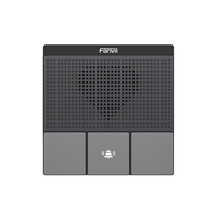Mini Intercomunicador Wi-Fi para hotelería, hospitales, con diseño elegante, PoE, 3 botones, 1 relevador integrado de salida y entrada.
