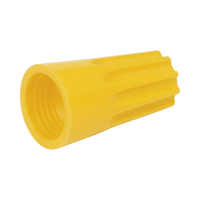 Capuchón roscable / 10 AWG / Amarillo / Paquete de 25 piezas.