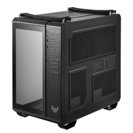Gabinete Asus TUF Gaming GT502 Media Torre ITX mATX ATX Cristal Templado Color Negro