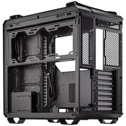 Gabinete Asus TUF Gaming GT502 Media Torre ITX mATX ATX Cristal Templado Color Negro