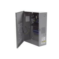 Fuente de Poder con Respaldo, 12 o 24 Vcc, 4 A, 48 W, 8 Salidas, Para Control de Acceso, Entrada 115 Vca