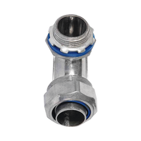 Conector Curvo para tubo tipo Liquidtight de 1 1/4" (32 mm). Compatible con ANC-COT114.