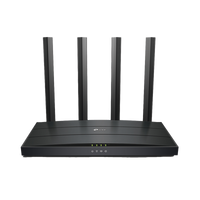 Router WiFi 6 AX 1500Mbps / MU-MIMO 2X2 y OFDMA / 1 Puerto WAN 10/100/1000 Mbps / 3 Puertos LAN 10/100/1000 Mbps / 4 Antenas / Conexión Inalámbrica OneMesh