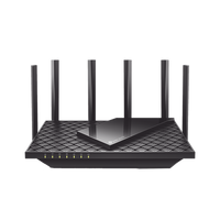 Router Triple Banda WiFi 6E / AX5400 MU-MIMO / 1 Puerto WAN 1 10/100/1000 Mbps / 4 Puertos LAN 10/100/1000 Mbps / 1 puerto USB 3.0 / 6 antenas de alta ganancia / OneMesh ™