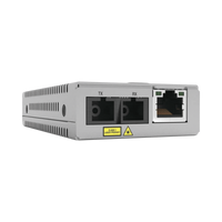 Convertidor de medios Gigabit, conector SC Distancia (20KM) Monomodo Versión TAA