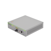Convertidor de medios Gigabit Ethernet PoE+ a fibra óptica, conector LC, multimodo (MMF), distancia hasta 550 m